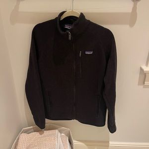 Patagonia black zip up size M